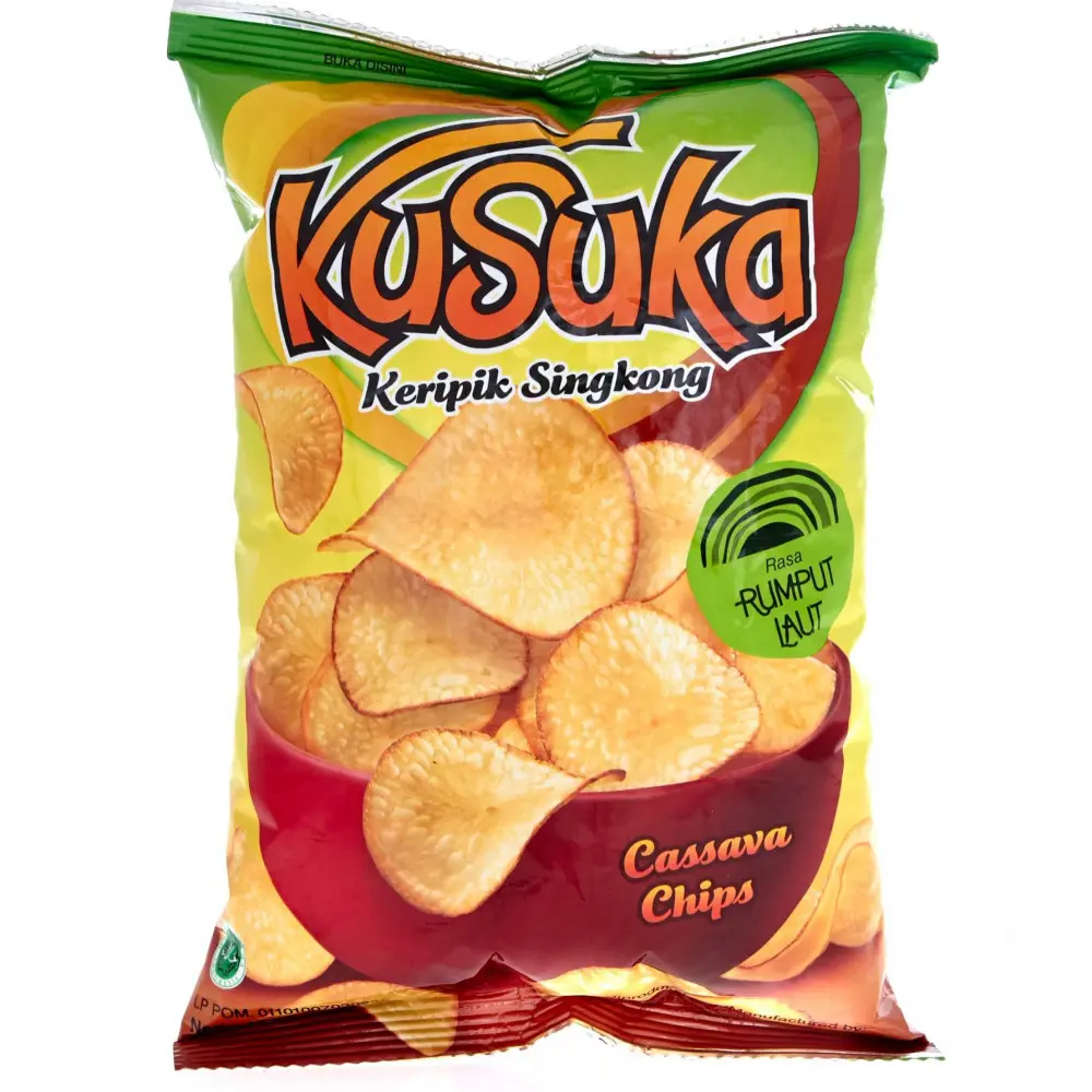 KUSUKA KERIPIK SINGKONG RUMPUT LAUT PCK 60g