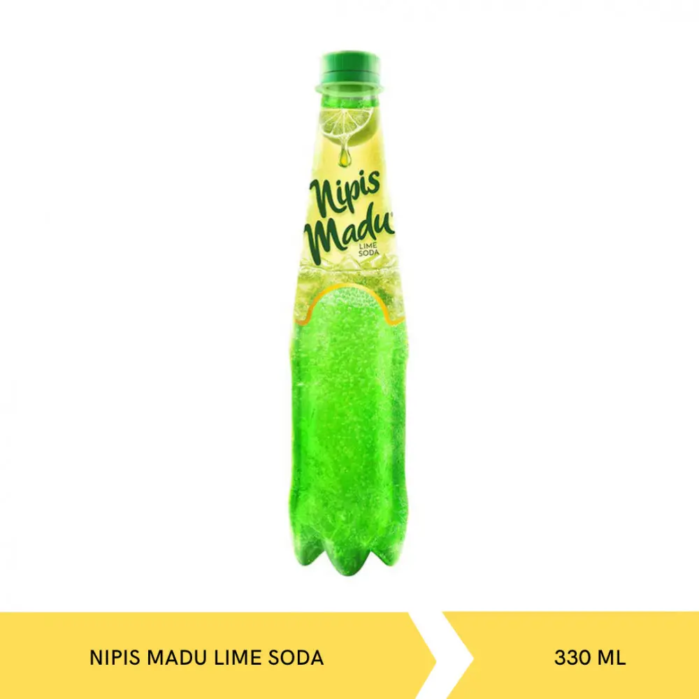 NIPIS MADU MINUMAN BERKARBONASI LIME SODA BTL 330mL
