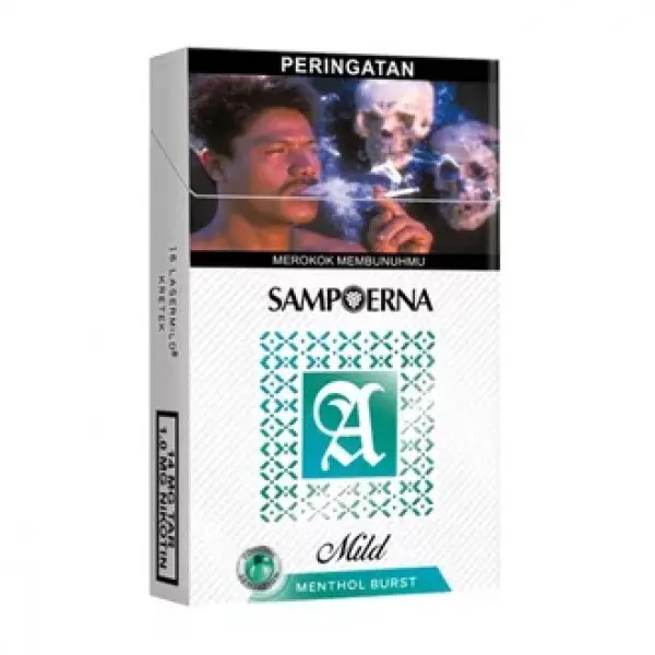 SAMPOERNA ROKOK FILTER MILD (PCS) MENTHOL BURST BKS 16'S