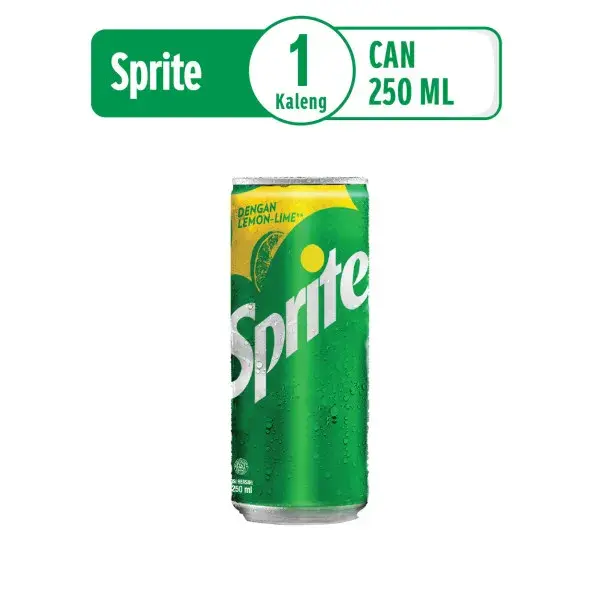 SPRITE SOFT DRINK SLIM KALENG 250 ML