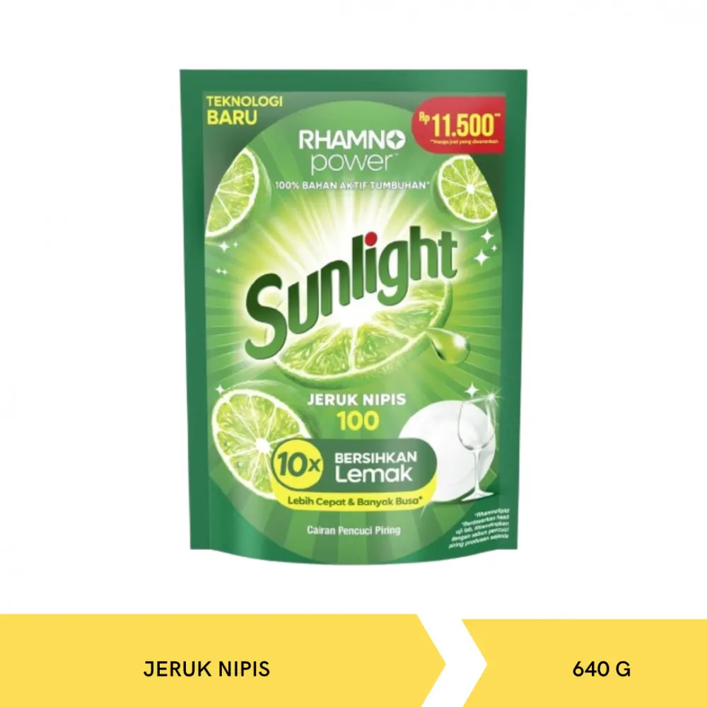 SUNLIGHT JERUK NIPIS POUCH 640G