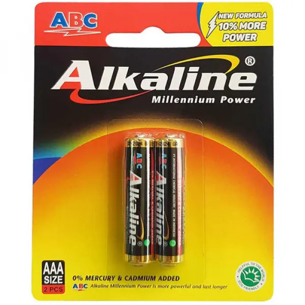 ABC Alkaline Baterai AAA Millenium Power LR-03 isi 2