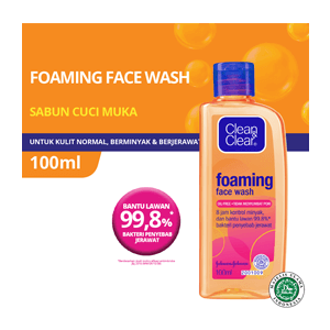 CLEAN & CLEAR FOAMING FACIAL WASH BTL 100 ML