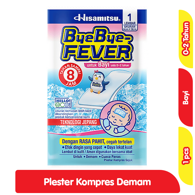 ByeBye-Fever Plester Kompres Demam Bayi 1 s