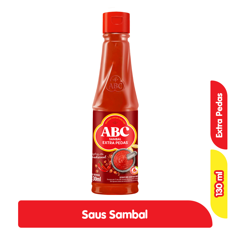 ABC Sambal Ekstra Pedas Botol 130 ml