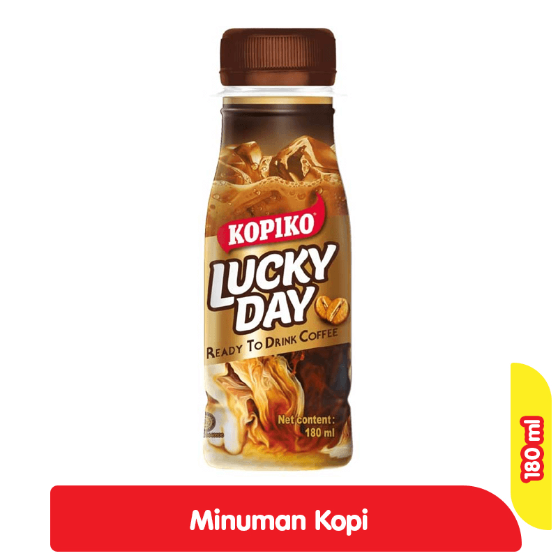 KOPIKO LUCKY DAY MINUMAN KOPI PET 180 ML