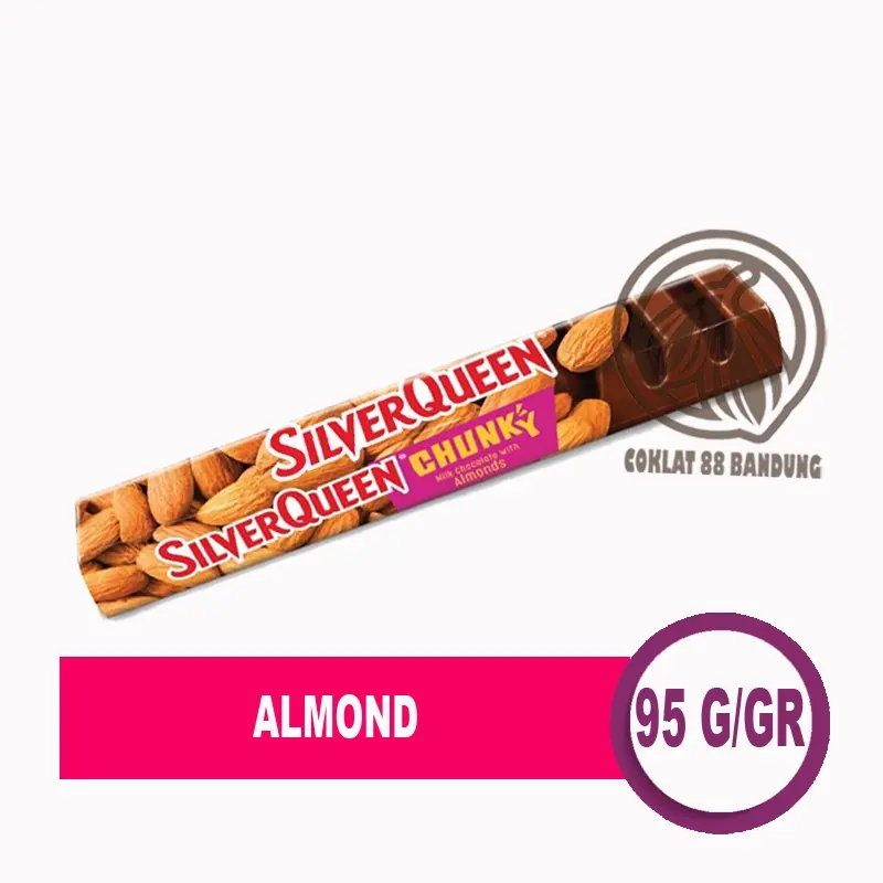 SILVERQUEEN BAR CHUNKY ALMOND 85