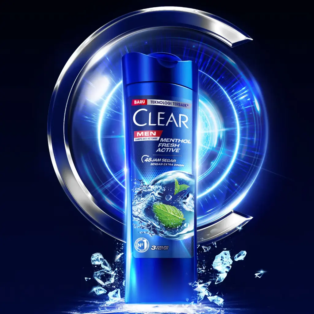 CLEAR SHAMPO MENTHOL ACTIVE FRESH 70ml