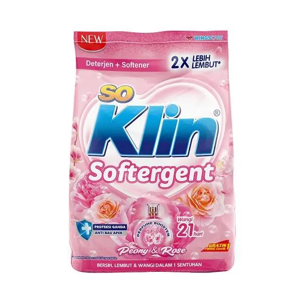 SOKLIN POWDER DET SOFT PINK BAG 720gr