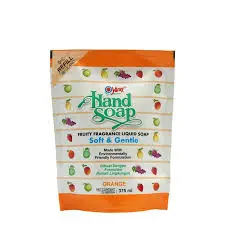 CLEAN HANDSOAP REFILL YURI ORANGE 375 ML