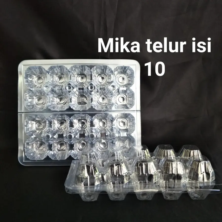 MIKA PLASTIK TELUR ISI 10