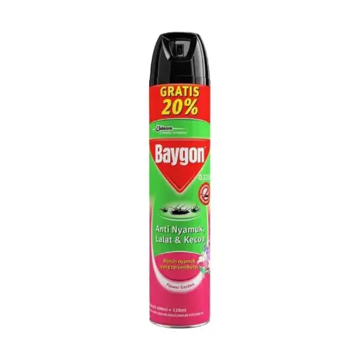 [227] BAYGON INSEKTISIDA SPRAY FLOWER GARDEN KLG 600mL