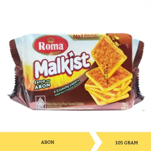 [3119] ROMA CRACKERS MALKIST ABON PCK 105 GR
