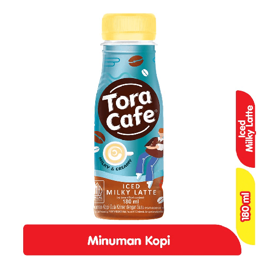 [6742] TORACAFE MINUMAN KOPI ES MILKY LATTE 180 ML
