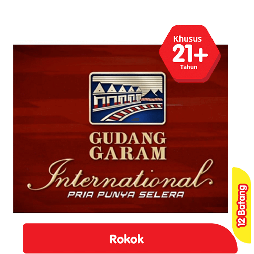 [7272] SURYA GUDANG GARAM FILTER INTERNASIONAL ROKOK ISI 12 BATANG