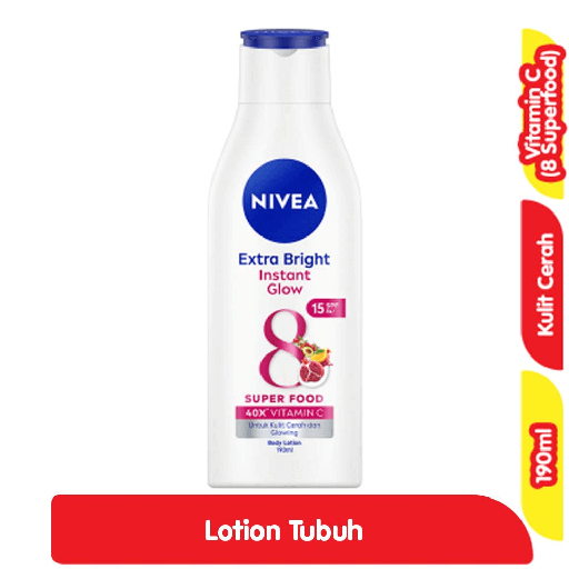 [7595] Nivea Extra Bright Lotion Pelembap Tubuh Repair & Protect Lotion 190 ml