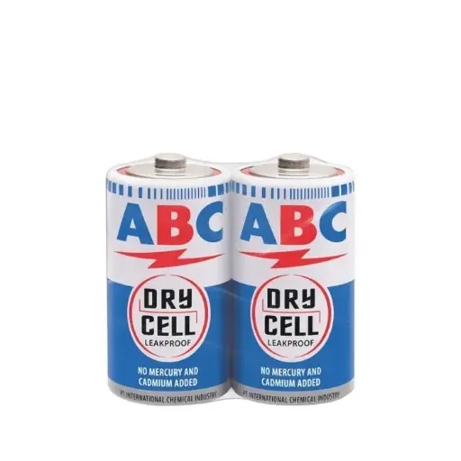 BATERAI ABC DRY CELL KECIL R14 C ISI 2 BATERAI