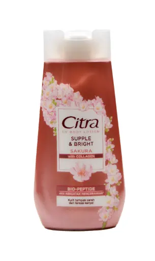 BODY LOTION CITRA SUPPLE BRIGHT SAKURA COLLAGEN 110 ML