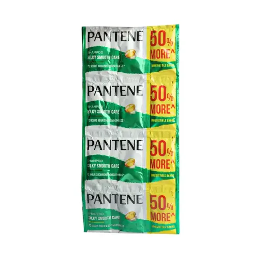 PANTENE SHAMPO 15 GR SMOOTH SILKY CARE ISI 12 SCH