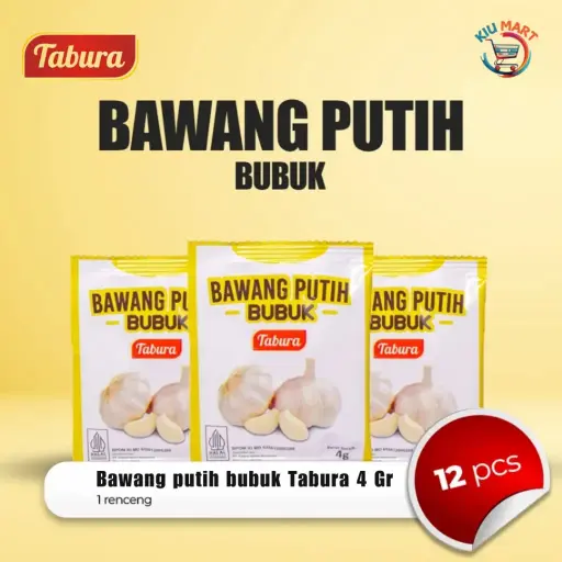 TABURA BAWANG PUTIH 4GR isi 12 Sachet