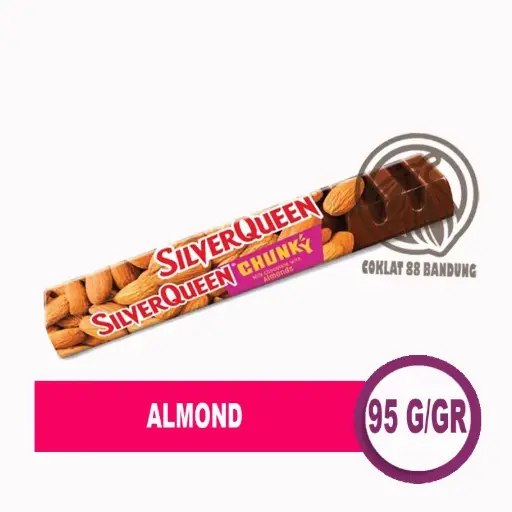 SILVERQUEEN BAR CHUNKY ALMOND 85