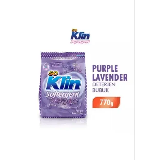 SOKLIN POWDER DET SOFT PURPLE BAG 720gr