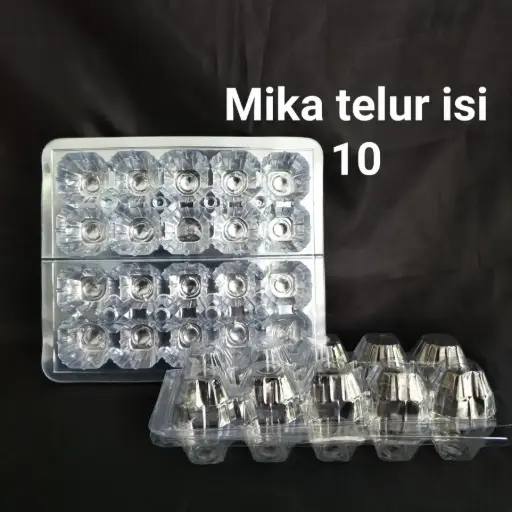 MIKA PLASTIK TELUR ISI 10